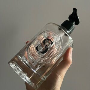 Diptyque Glass hand soap dispenser holds 350 mL 12 fl oz